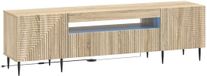 vidaXL LED tv-meubel HAARLEM 153 x 35 x 43 cm Sonoma Eiken