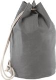 Kimood Katoenen tas met koord in marinestijl KI0629 - grey - One size