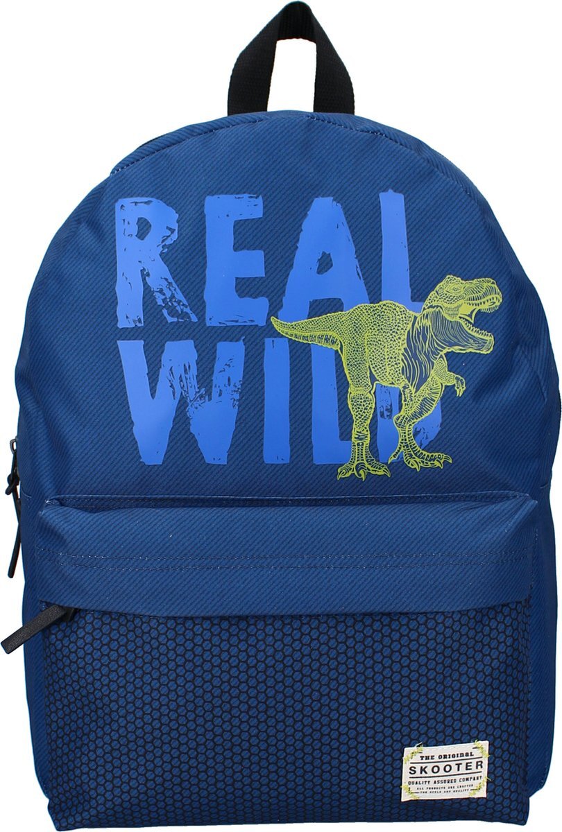 Skooter New Adventures Rugzak Schooltas jongen - Blauw - Dino