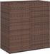 vidaXL Tuinbox - 100x49x103,5 cm - Polyetheen Rattan - Bruin