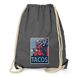 Texlab Unisex Adult VEND-130868 Gymtas, grijs, 38 cm x 42 cm