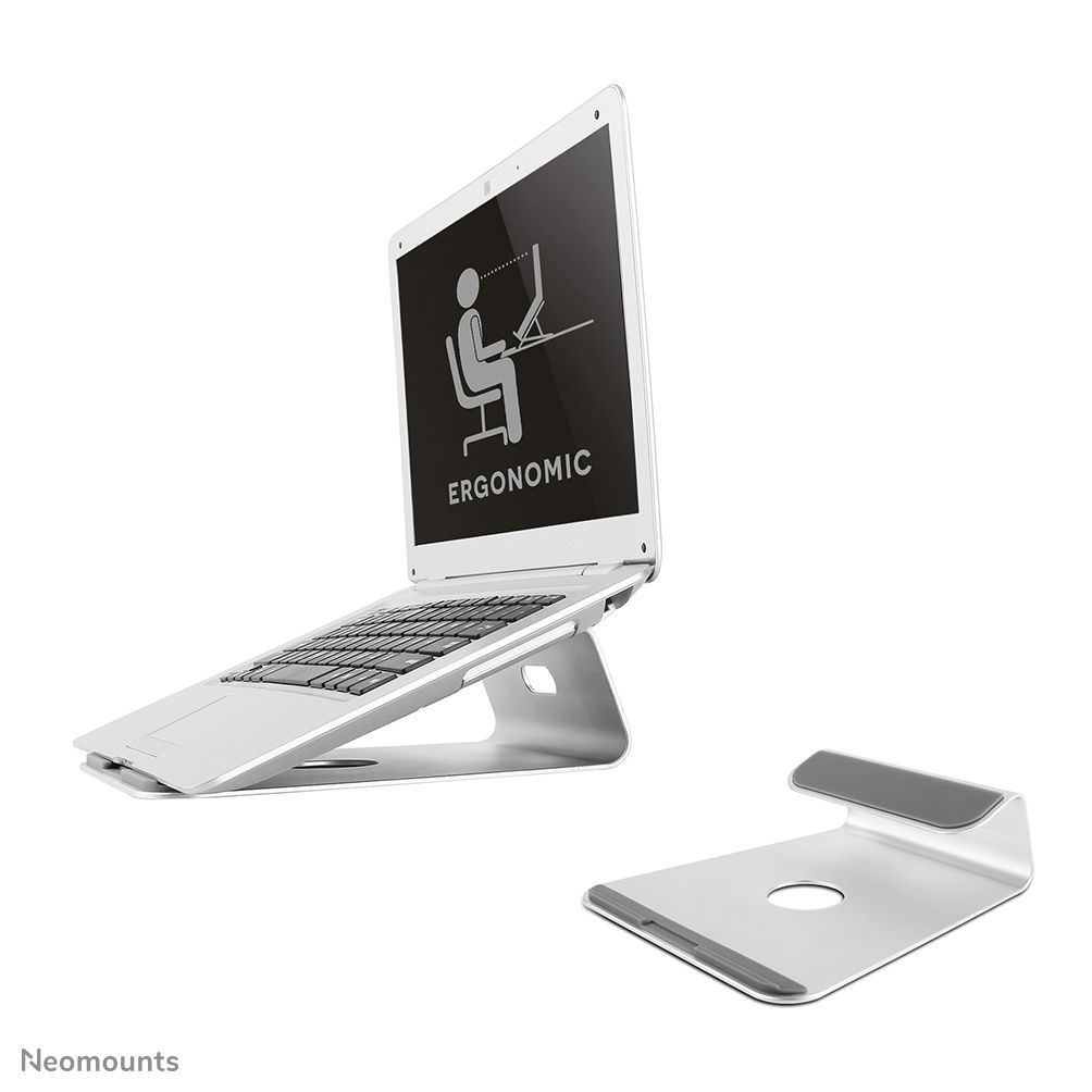 Neomounts NSLS025 Laptop Stand - Silver - 10-17"