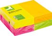 Q-CONNECT Quick Notes, 76 x 127 mm, 100 vel, pak van 12 blokken in 4 neonkleuren
