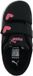 PUMA Smash 3.0 Hearty Vinf Kinderen Sneakers Zwart/Roze Synthetisch