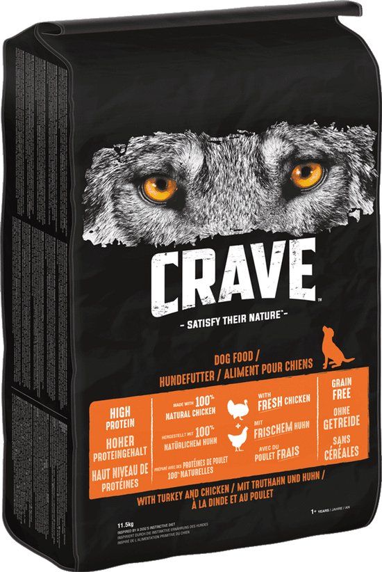 Crave 11,5kg - Kalkoen & Kip