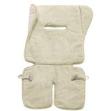 Italbaby 050.0030 Universeel zitkussen voor kinderwagen, omkeerbaar, met badstof beige