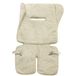 Italbaby 050.0030 Universeel zitkussen voor kinderwagen, omkeerbaar, met badstof beige