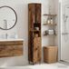 Maison Exclusive Meuble de salle de bain exclusif - Armoire avec étagère ouverte, bois vieilli, modèle HAARLEM