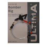 Ultima Bomber Rig-2 Hook Sea Fishing voor volwassenen, uniseks, transparant, maat 1/0