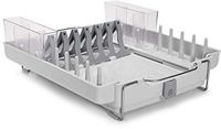 OXO Good Grips opvouwbaar afdruiprek Wit/weelderige tuin Staal 51 x 33 x 5 cm
