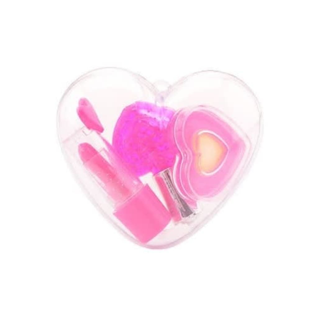 Johntoy Bella Hartvormige Make-upset - 3-delig - Roze