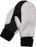 Urban Classics Basic Sherpa Winterhandschoenen S/M Zwart/Wit