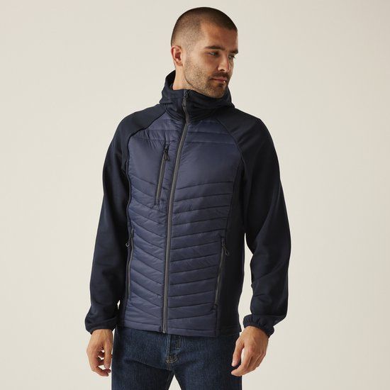 Regatta Gevulde Jas Hiking Heren Nagate Hybrid Jacket Blauw XXXL