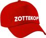 Bellatio Decorations Zottekop Fun Pet Rood Unisex Polyester