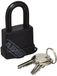 Abus 54191 industrieel hangslot, messing, 40 mm, zwart