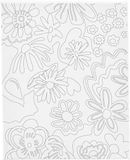 Creativ Company CC Colour-in Canvas, Flowers, D. 1,6 cm, size 24x30 cm, 360 g, 1 pc