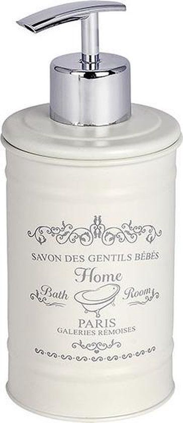 Wenko Home Zeepdispenser - Staal - Crème - 16.5 cm