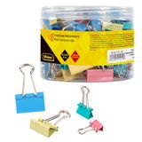 Idena multifunctionele paperclips, 100 stuks in pastelkleuren
