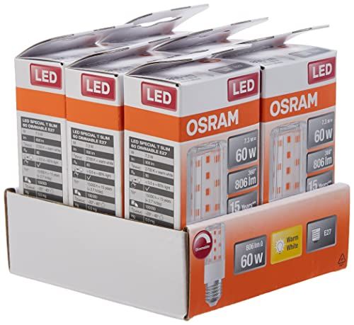 Osram LED Lamp E27 Special T Slim - 7.3W (60W) - 2700K - Dimbaar - 6 stuks