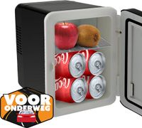 Denver Mini Réfrigérateur - Refroidissement et Chauffage - Réfrigérateur pour soins de la peau - Connexion voiture 12v - MFR404 - Noir