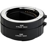 JJC tussenringen set Sony E 11mm/16mm