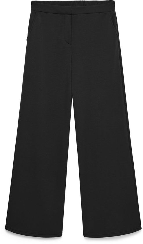VERO MODA VMBELLIS MW WIDE PANT NOOS Dames Leggings Zwart