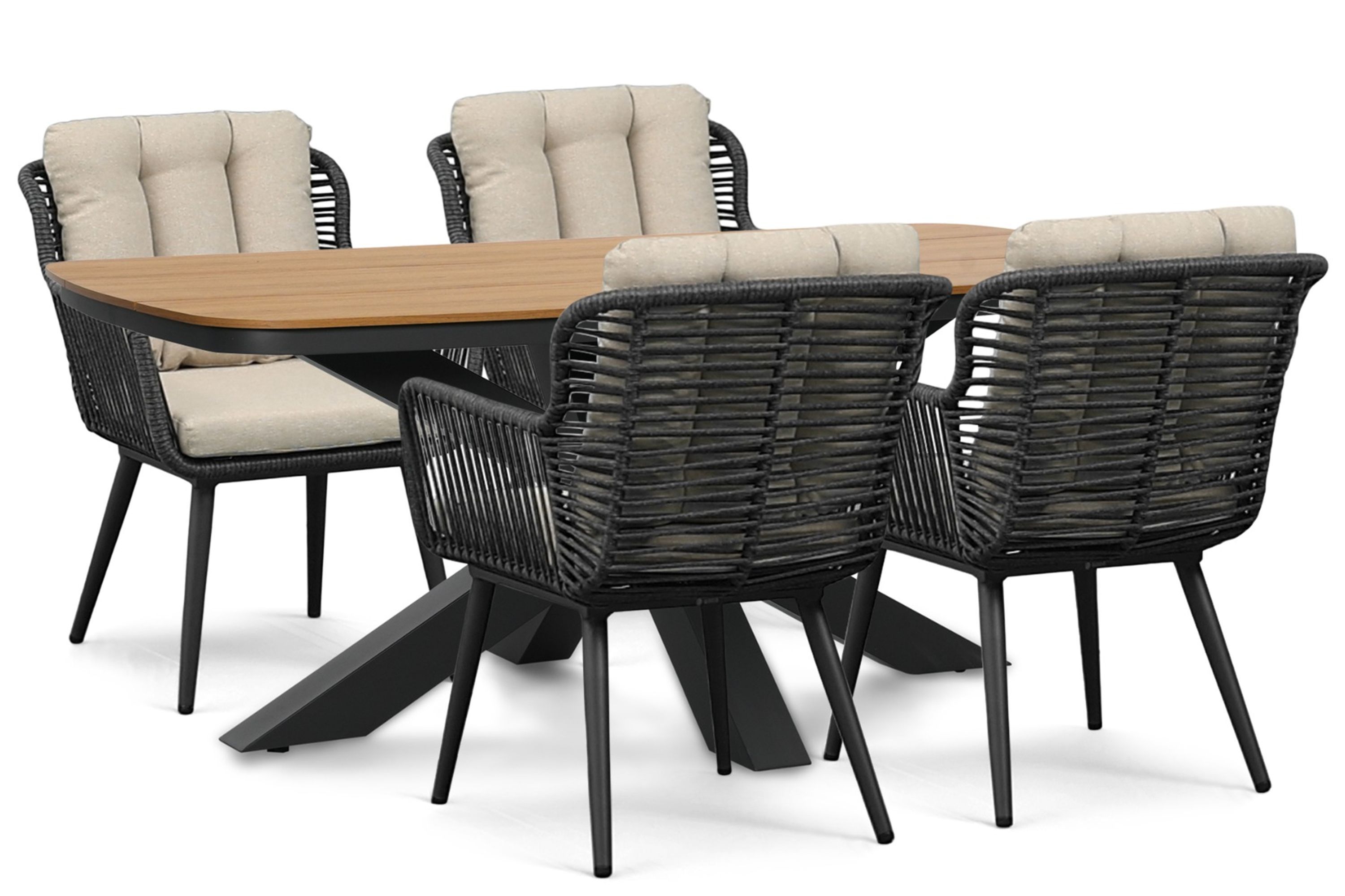 Coco Custa/Camila 180x100 cm dining tuinset 5-delig