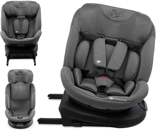 Kinderkraft XPEDITION 3 i-Size Autostoel – 40-150 cm – Met Isofix – Groep 0/1/2 – Grijs