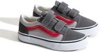 Vans Old Skool V Schoenen EU 30 Kinderen Pewter / Racing Red