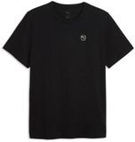 Puma T-shirt Ess Elevated Tee 692054 Heren XL Katoen Zwart/Wit