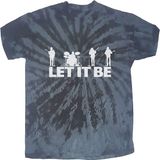 The Beatles - Let It Be Silhouette T-shirt Homme - XL - Noir/Gris