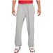Nike Herenbroek M Nk Club Knit Oh Pant, Dark Grey Heather/White, FQ4332-063, XL