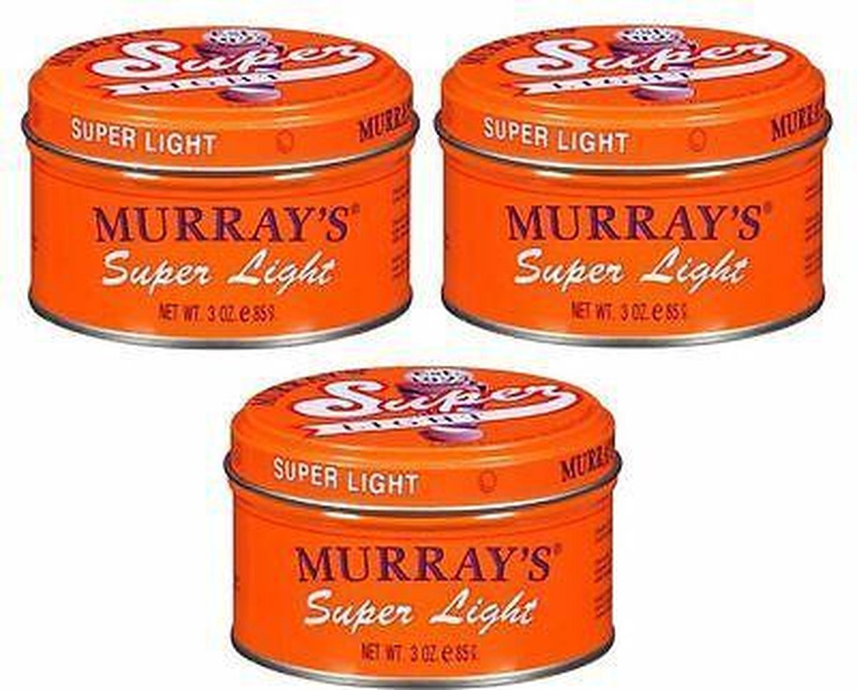 Murray, S. Superior Hairdressing Pomade - 3 x 90 ml - Voordeelverpakking