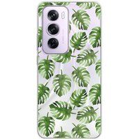 Oppo Siliconen hoesje - ontwerp feuilles de monstera