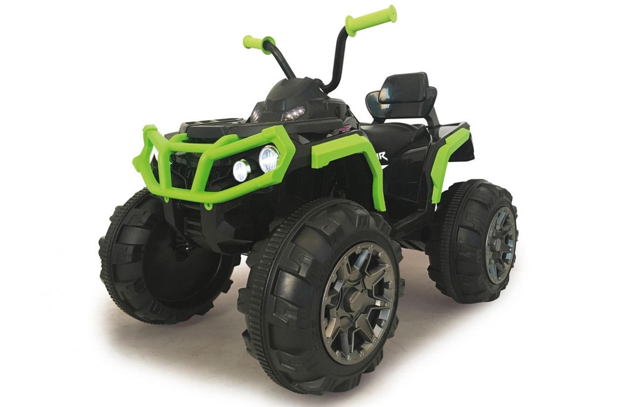 Jamara Ride-on Quad Protector kindervoertuig 12 Volt zwart, groen
