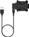 Strap-it câble de recharge / chargeur - convient pour Garmin Fenix 3 (HR) / Quatix 3 - câble de recharge avec port USB-A (noir)