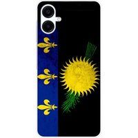 Samsung Galaxy A06 Drapeau guadeloupe bedrukt siliconen hoesje