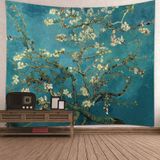 Omgoods - Tapis mural Fleur de Prunier, 240 x 220 cm