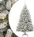 vidaXL Kunstkerstboom 210 cm 300 LED's Warmwit PVC en Staal