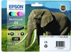 Epson 24 Elephant Multipack Cartouches d'encre, Noir, Jaune, Cyan, Magenta, Magenta Clair, Cyan Clair, C13T24284011