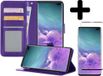 LUQ Book Case hoesje voor Samsung Galaxy S10 - Paars