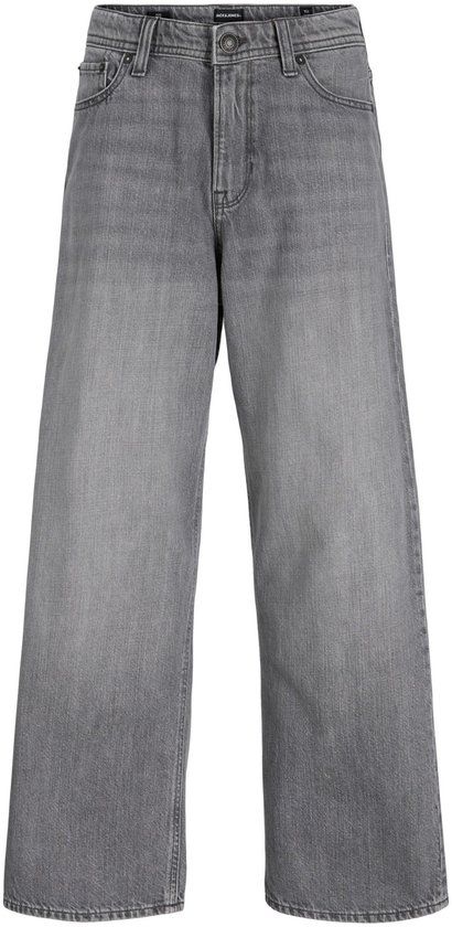 Jack & Jones Junior Wide fit jeans JJIDAVE JJORIGINAL AKM 563 LN JNR Boys Black Denim