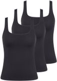 Sloggi Dames onderhemd 3 pack GO Sense Zwart XL
