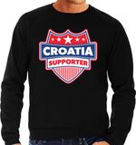 Bellatio Decorations Shoppartners Bv Croatia supporter schild sweater zwart voor heren L