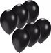 Bellatio Decorations ballonnen - 30x stuks - zwart - 27 cm