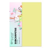 Documentenmappen, robuust, A4, geel, 180 g, 50 stuks