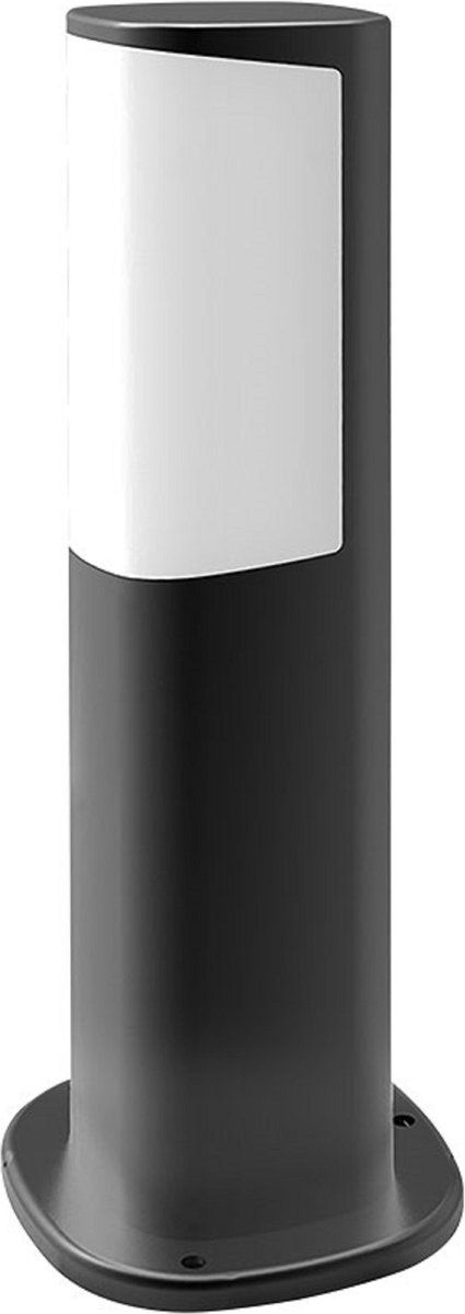 BRAYTRON Tarus 30cm Sokkellamp Buiten | LED Tuinverlichting | Aluminium | Grijs | 7W | 3000K