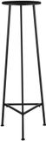 Mica Decorations Adine Plantentafel - H120 x Ø35 cm - Metaal - Zwart