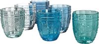 Villa d'Este Home Tivoli Syrah Waterglas 235 ml Glas Blauw/Groen