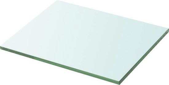 vidaXL Wandschap glas transparant 20x25 cm